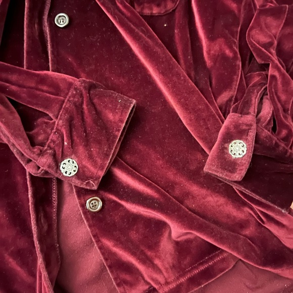 Velvet button down - Picture 3 of 5